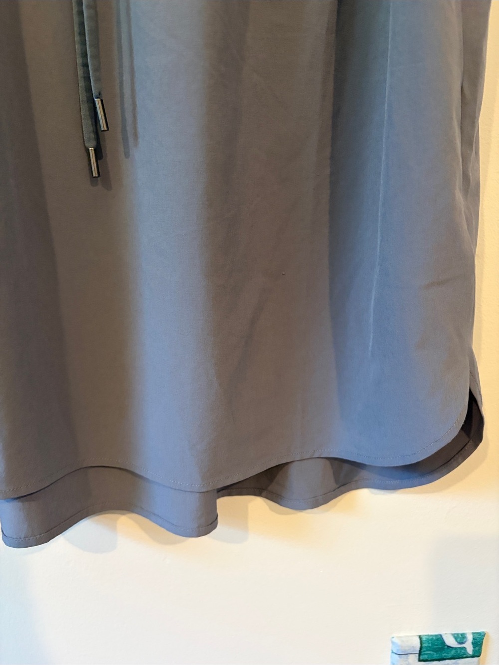 ATHLETA Grey Rincon Sleeveless Drawstring Waist Dress in Slate Gray - Size XL - Picture 7 of 13